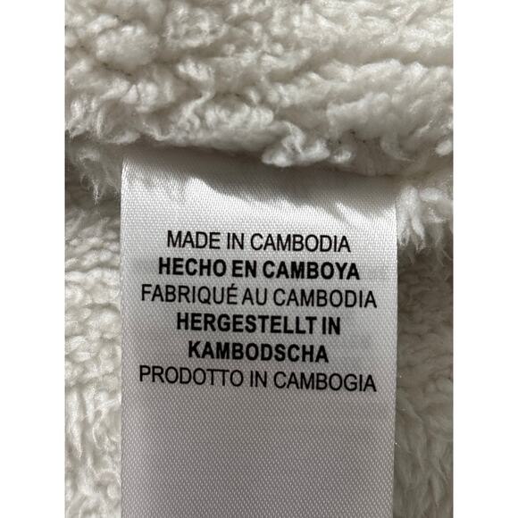 Legendary Whitetails Hooded Jacket Women's Large Open Country Sherpa Flannel - Picture 5 of 12